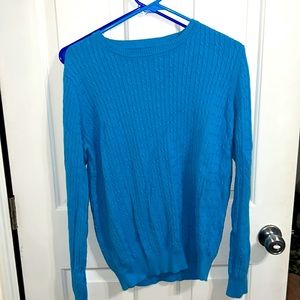 Kim Rogers Large Blue Knit Sweater💙